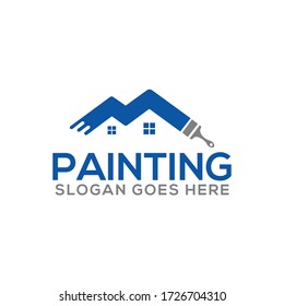 Painting an Real Estate, Property & Homes business logo design 