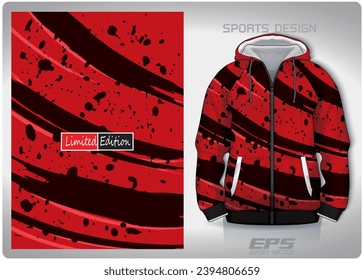 Painting salad paint red pattern design, illustration, textile background for sports t-shirt, football jersey shirt mockup for football club. consistent front view