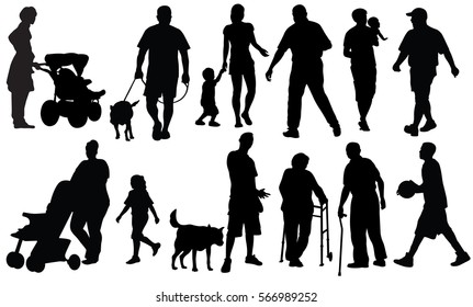 Painting service vector silhouette collection 