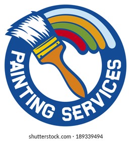 Painting Services Label 