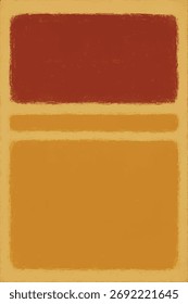 A painting of a square with a red and yellow border Rothko-style Vectorize Artwork, Illustrat3, 1990's Vector Background