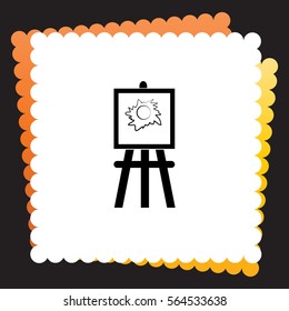 Painting Stand  icon. Vector design.