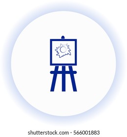 Painting Stand  icon. Vector design. 