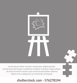 Painting Stand  icon Vector design.
