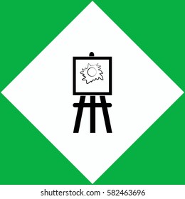 Painting Stand  icon Vector design.