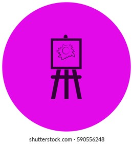 Painting Stand vector  icon