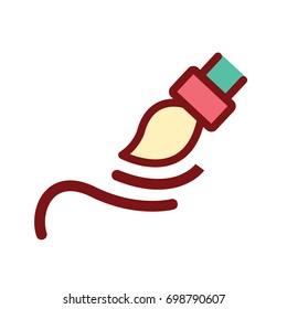 painting Stationery Office tool icon cartoon style