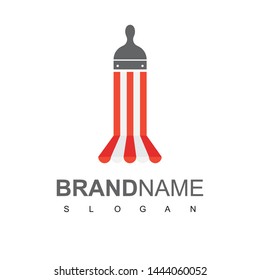 Painting Store Logo Design Vector