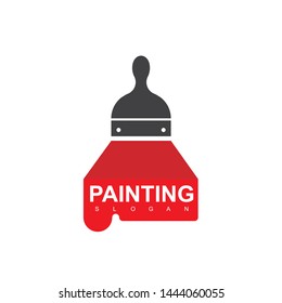 Painting Store Logo Design Vector
