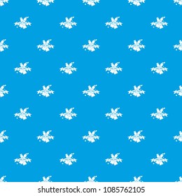 Painting tool tube pattern vector seamless blue repeat for any use