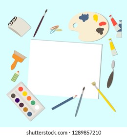 1,468 Cartoon With Color Pallet Images, Stock Photos & Vectors ...