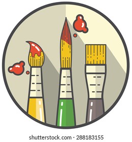 painting tools icon