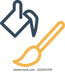 Painting Tools Vector Icon which is suitable for commercial work and easily modify or edit it
