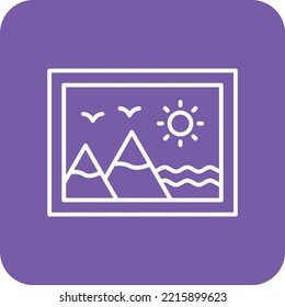 Painting vector icon. Can be used for printing, mobile and web applications.