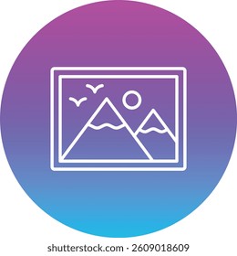 Painting vector icon. Can be used for printing, mobile and web applications.