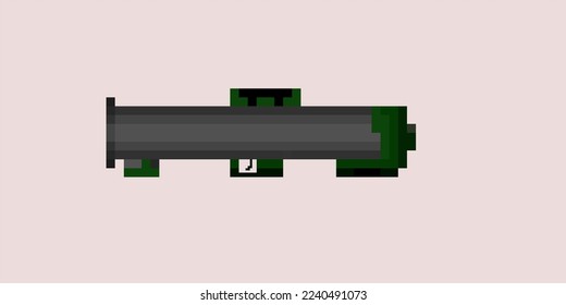 Pinturas, elementos de arma, accesorios en juegos de píxeles de 8 bits