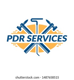 Paintless Dent Repair logo, PDR service logo, automotive company