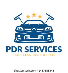 Paintless Dent Repair logo, PDR service logo, automotive company