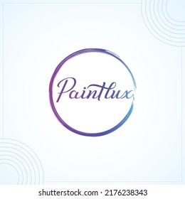 Paintlux Abstract Paint modern creative premium logo design vector template