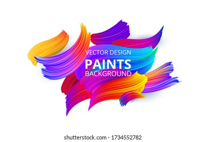 Pinturas. El color de fondo de la forma Líquido de onda. Diseño artístico para su proyecto. Ilustración del vector