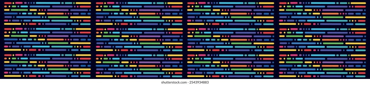 pinta colorido em estilo lgbt em um plano de fundo preto. Listras coloridas e brilhantes na forma de líquido