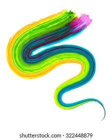 Paints smear for design project -    vector illustration