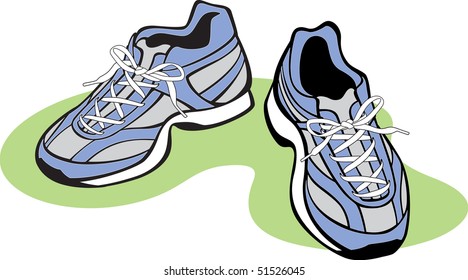 Pair Of Athletic Shoes