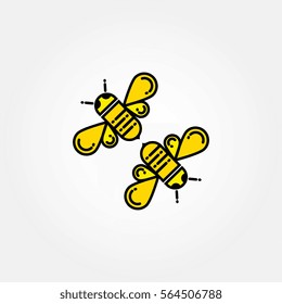 a pair of bee
