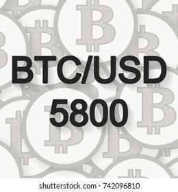 The pair of bitcoin dollar