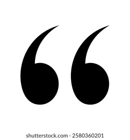 Pair black quotation marks quotes speech marks punctuation typographic