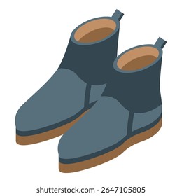 Par de botas quelsea camurça azul com painéis laterais elásticos e solas marrons, perfeito para a moda de queda