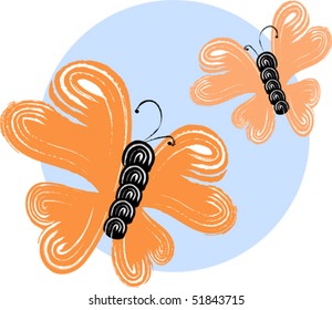 pair of butterflies