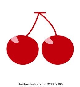 A pair of cherries