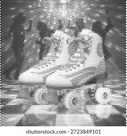 Par de patines clásicos de cuatro ruedas, creados en un divertido estilo de semitono. Esta nostálgica ilustración captura la alegría del Ocio retro con energía juguetona de los años 80. Perfecto para invitaciones de fiesta de discoteca retro, marketing de pistas de patinaje sobre ruedas y proyectos de diseño temáticos. Ideal para proyectos de entretenimiento y vintage. Vector de alta calidad para un fácil escalado y vibraciones nostálgicas.