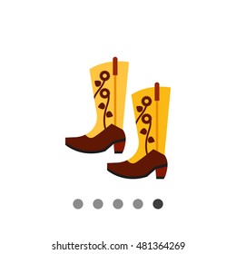 Pair of Cowboy Boots Icon