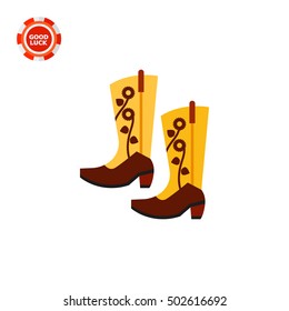 Pair of Cowboy Boots Icon