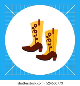 Pair of Cowboy Boots Icon