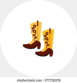 Pair of Cowboy Boots Icon