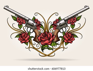 roses pistols