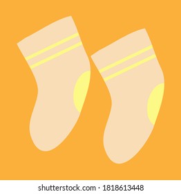 Pair of Cute Shocks Cartoon Vector