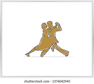 A pair of dancers in a yellow costume. world dance day