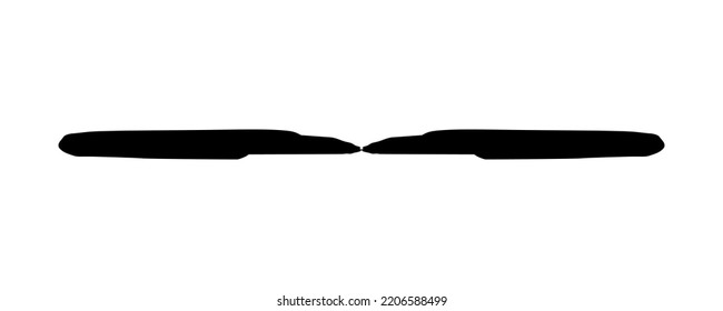 Pair of Eels Silhouette for Logo, Pictogram, Website, Apps and or Graphic Design Element. Vector Illustration