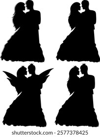 a pair of elves dancing a waltz