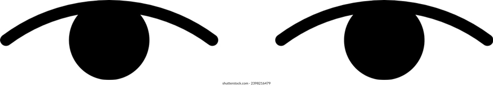 pair of eye icon, view eye icon