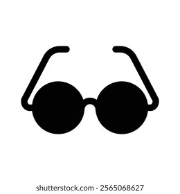 A pair of eyeglasses symbolizing vision, eyewear, or fashion