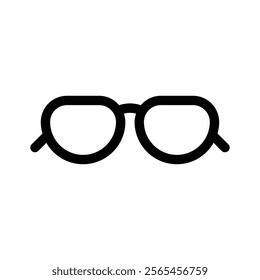 A pair of eyeglasses symbolizing vision, eyewear, or fashion