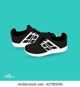 pair of fashion sport shoes