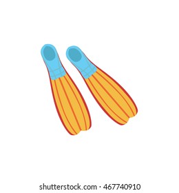 Pair Of Full-foot Swimming Fins