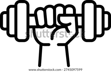 A pair of hands gripping a barbell loaded with weights on each side.