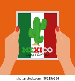 Pair of hands holding a message with text and a cactus
